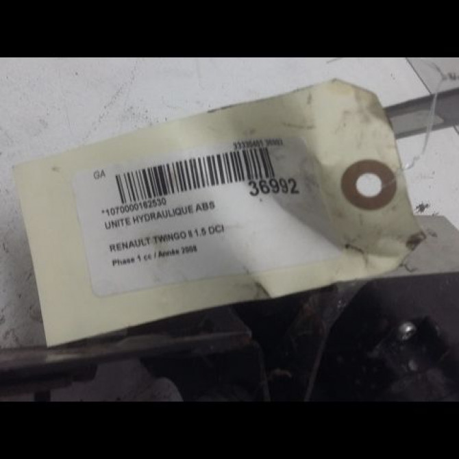 Unité hydraulique ABS occasion RENAULT TWINGO II Phase 1 06-2007->11-2011 1.5 DCI 65ch 8201078284 3