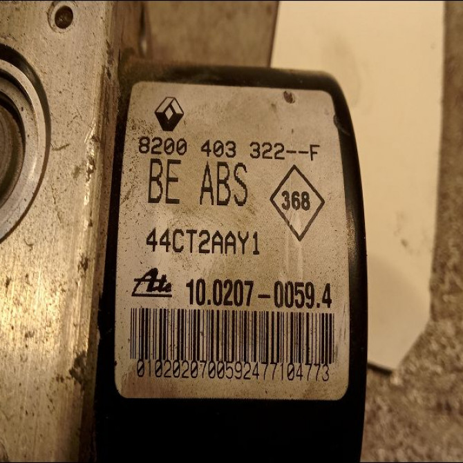 Unité hydraulique ABS occasion RENAULT TWINGO II Phase 1 06-2007->11-2011 1.5 DCI 65ch 8201078284 3