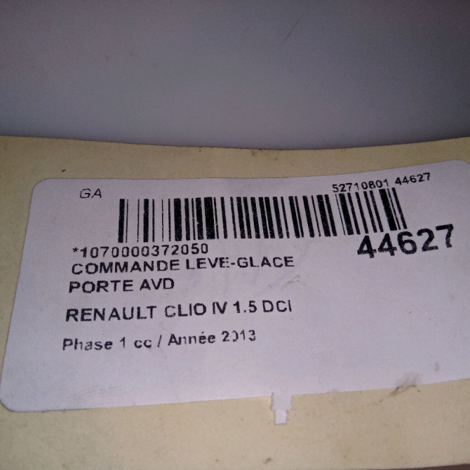 Commande lève-glace porte avant droite occasion RENAULT CLIO IV Phase 1 07-2012->... 1.5 DCI 90ch 254218614R 4