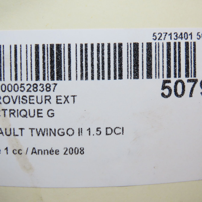 Retroviseur exterieur electrique gauche occasion RENAULT TWINGO II Phase 1 06-2007->11-2011 1.5 DCI 65ch 7701067334 6