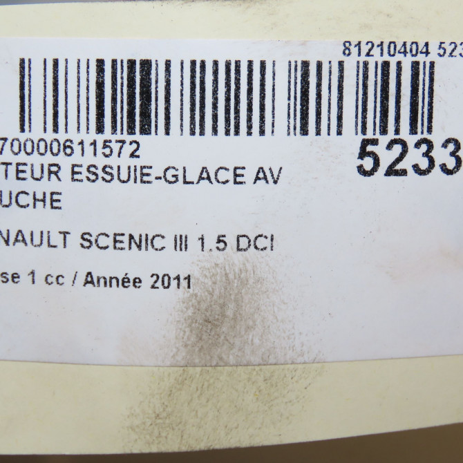 occasion RENAULT SCENIC III Phase 1 04-2009->11-2011 1.5 DCI 110ch 288102466R 5