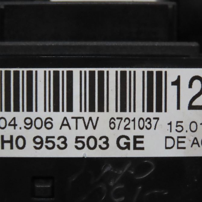 Bloc commodos occasion SKODA FABIA II Phase 1 05-2007->03-2010 1.4 TDI 80ch 7H0953513Q9B9 5