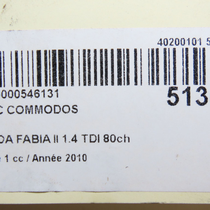 Bloc commodos occasion SKODA FABIA II Phase 1 05-2007->03-2010 1.4 TDI 80ch 7H0953513Q9B9 8