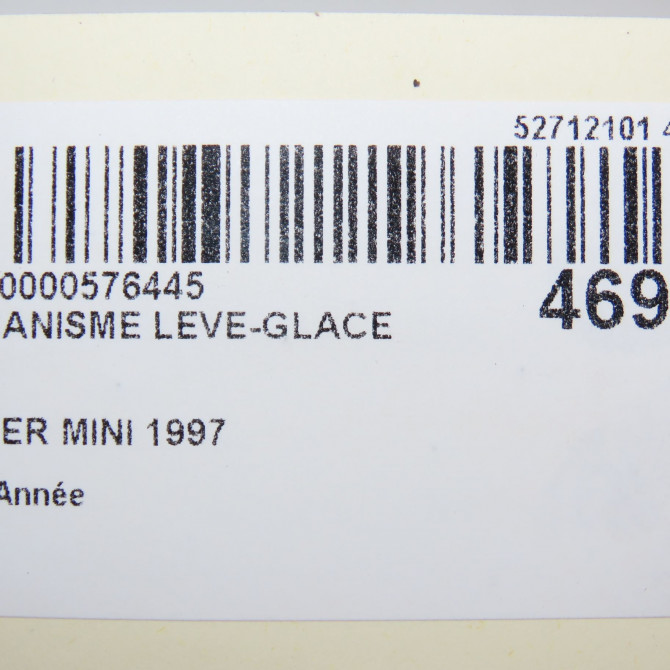 Mécanisme lève-glace avant gauche occasion ROVER MINI CZH647 4