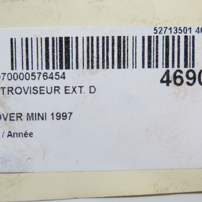 Retroviseur exterieur manuel droit occasion ROVER MINI CRB10184NNX 5