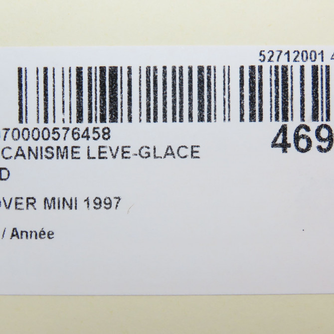 Mécanisme lève-glace avant droit occasion ROVER MINI CZH646 4