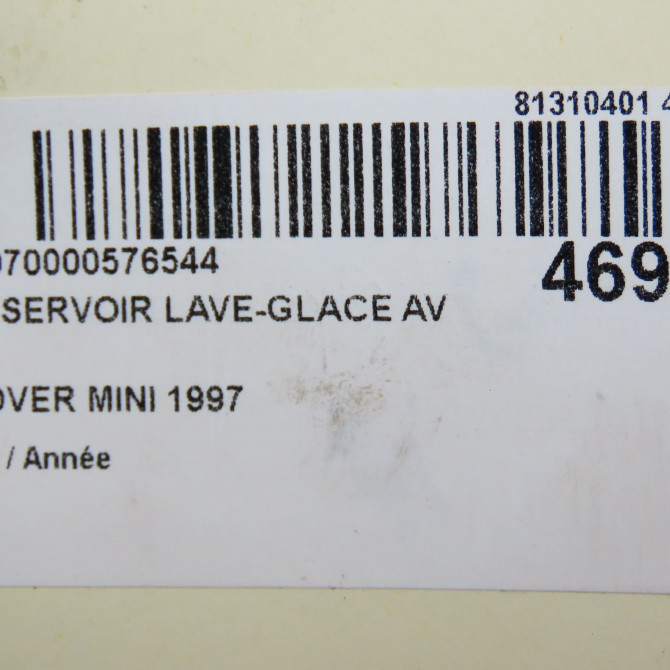 Reservoir lave-glace avant occasion ROVER MINI 5
