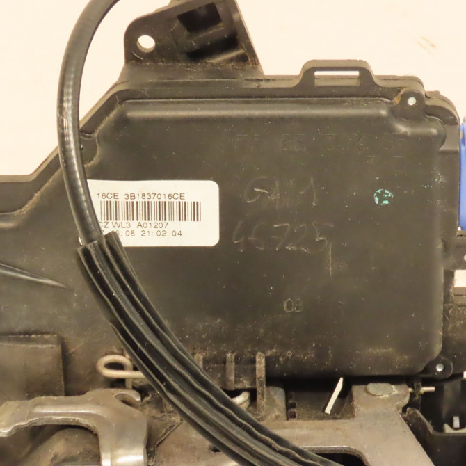 Serrure porte avd occasion SKODA FABIA II Phase 1 05-2007->03-2010 1.2i 60ch 5J1837016 3