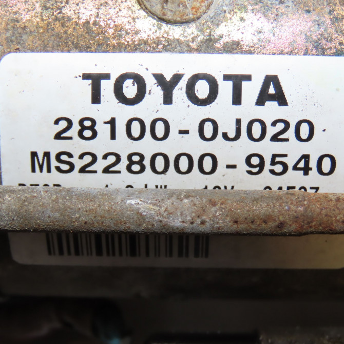 Démarreur occasion TOYOTA YARIS I Phase 2 03-2003->12-2005 1.3i 87ch 281000J020 5