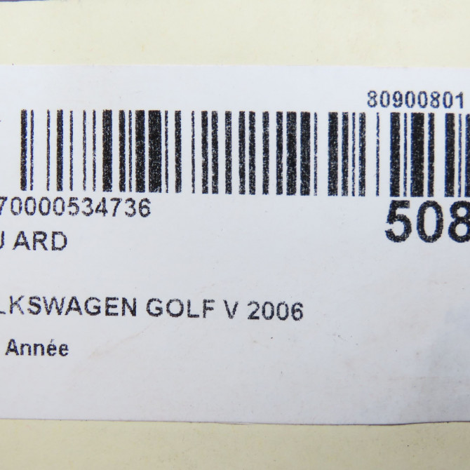 Feu arrière droit occasion VOLKSWAGEN GOLF V 5M0945096N 5