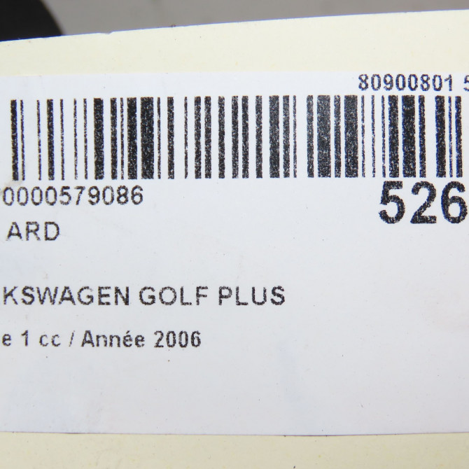 Feu arrière droit occasion VOLKSWAGEN GOLF PLUS Phase 1 03-2005->03-2009 1.9 TDI 105ch 5M0945096N 6