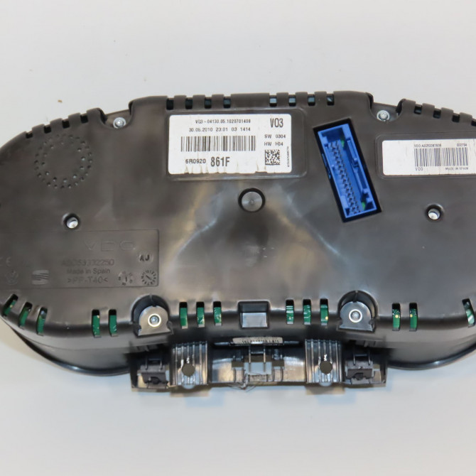 Compteur occasion VOLKSWAGEN POLO V POLO V Phase 1 2009-09-01->2014-05-31 1.6 TDI 90ch 6R0920861F 2