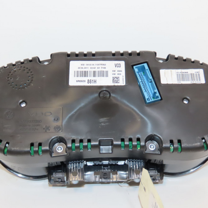 Compteur occasion VOLKSWAGEN POLO V POLO V Phase 1 2009-09-01->2014-05-31 1.2 TDI 75ch 6R0920861H 2