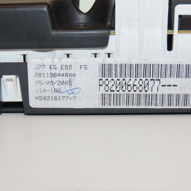 Compteur occasion RENAULT MODUS Phase 2 01-2008->12-2012 1.2 TCE 16v 100ch 8200668077 3