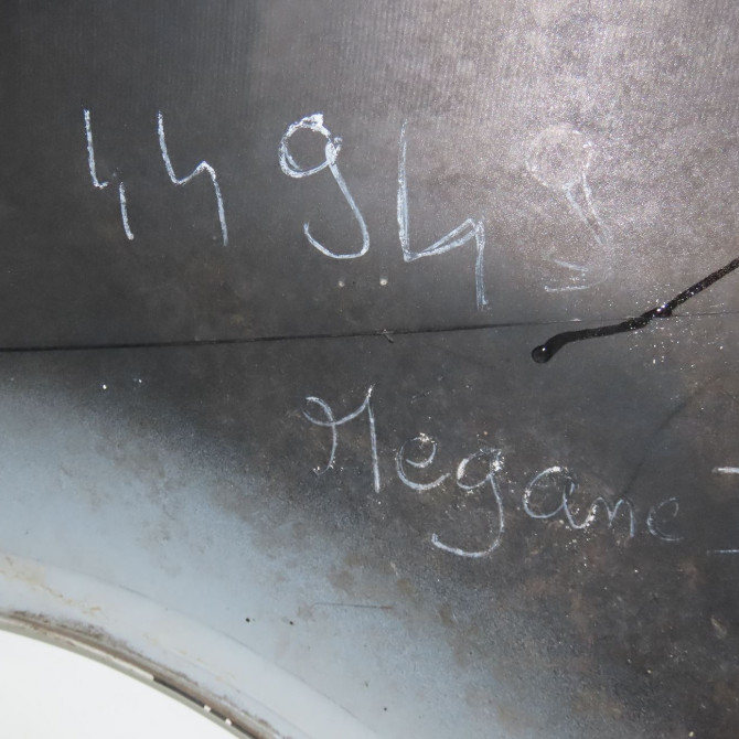 Aile avant droite occasion RENAULT MEGANE II Phase 1 09-2003->12-2005 1.6 16v 7701477187 3