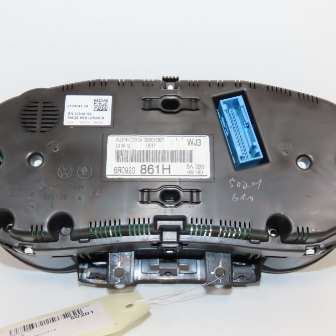 Compteur occasion VOLKSWAGEN POLO V POLO V Phase 1 2009-09-01->2014-05-31 1.6 TDI 90 6R0920861H 2