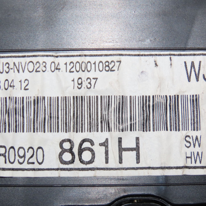 Compteur occasion VOLKSWAGEN POLO V POLO V Phase 1 2009-09-01->2014-05-31 1.6 TDI 90 6R0920861H 4