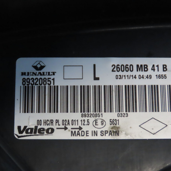 Phare gauche occasion RENAULT MAXITY 4