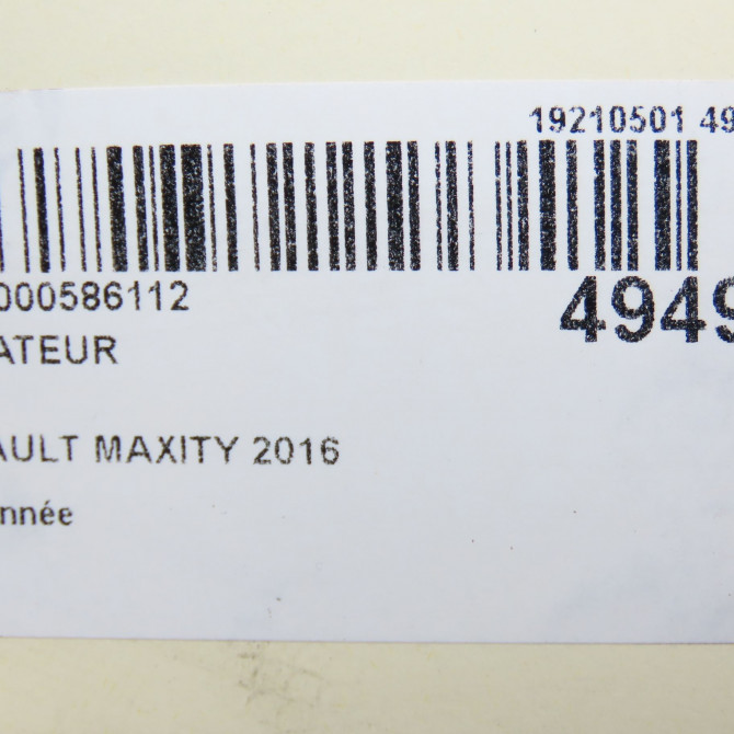 Radiateur occasion RENAULT MAXITY 5