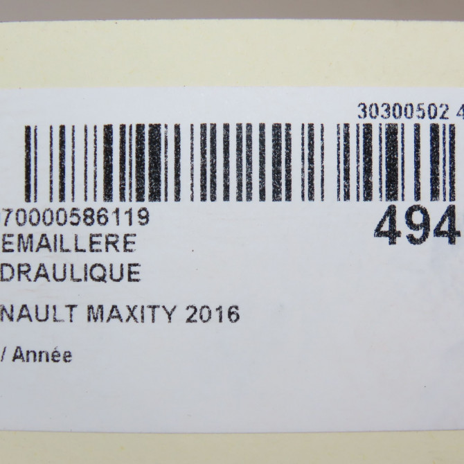 Cremaillere hydraulique occasion RENAULT MAXITY 6
