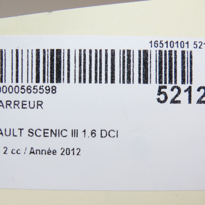 Démarreur occasion RENAULT SCENIC III Phase 2 12-2011->03-2013 1.6 DCI 130ch 233009590R 6