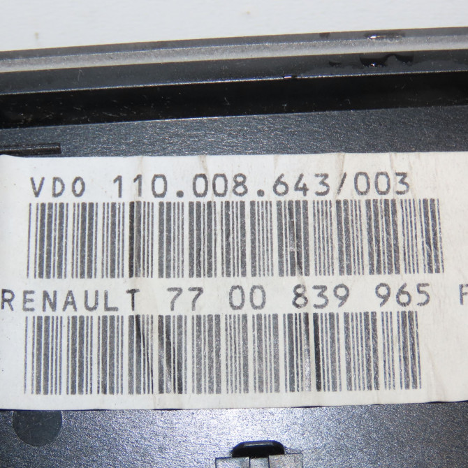 Compteur occasion RENAULT SAFRANE Phase 2 09-1996->08-2000 2.2 DT 7700839965 5