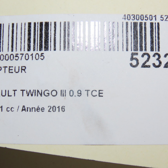 Compteur occasion RENAULT TWINGO III Phase 1 06-2014->... 0.9 TCE 12v 90ch 248219135R 5