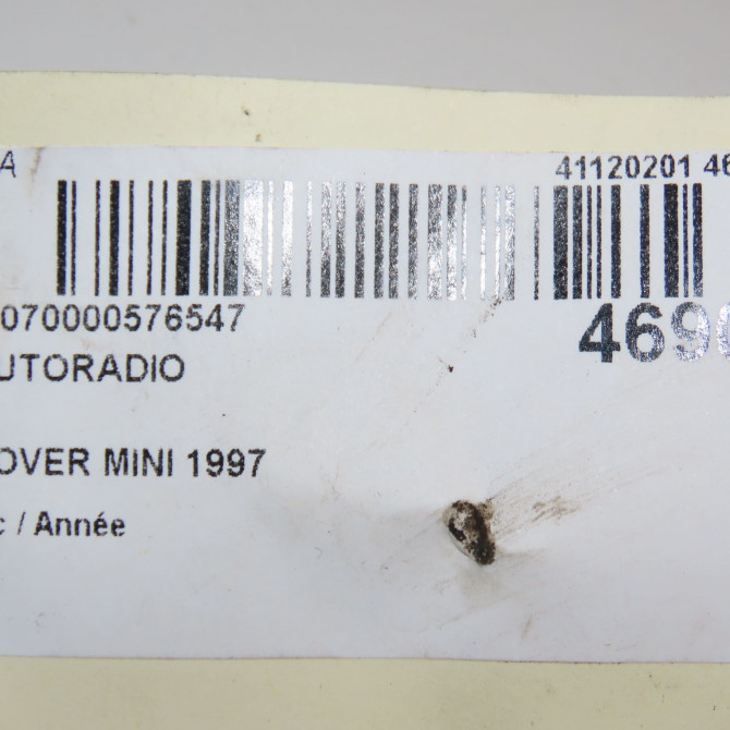 Autoradio occasion ROVER MINI XQD101050PMA 5