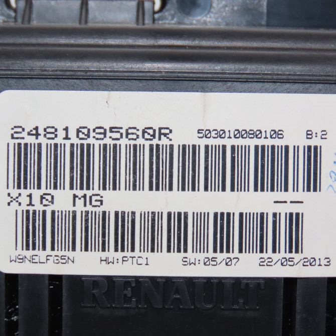 Compteur occasion RENAULT ZOE Phase 1 10-2012->... ELEC 248105950R 5