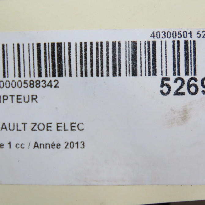 Compteur occasion RENAULT ZOE Phase 1 10-2012->... ELEC 248105950R 7