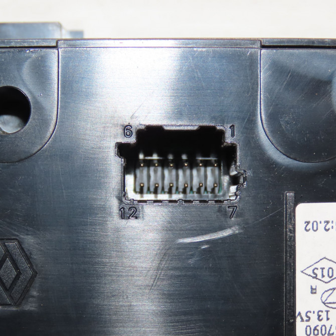 Commande de chauffage occasion RENAULT ZOE Phase 1 10-2012->... ELEC 275107386R 3