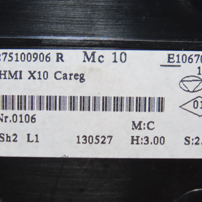 Commande de chauffage occasion RENAULT ZOE Phase 1 10-2012->... ELEC 275107386R 4