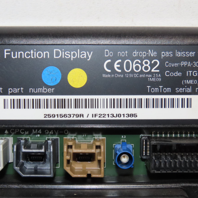 Afficheur digital occasion RENAULT ZOE Phase 1 10-2012->... ELEC 3