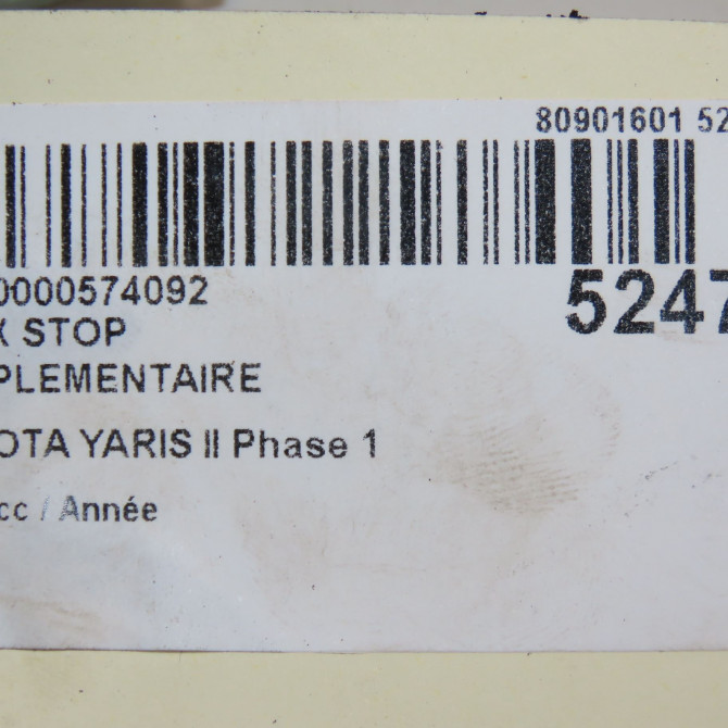 Feux stop supplementaire occasion TOYOTA YARIS II Phase 1 12-2005->11-2009 815700D040 5