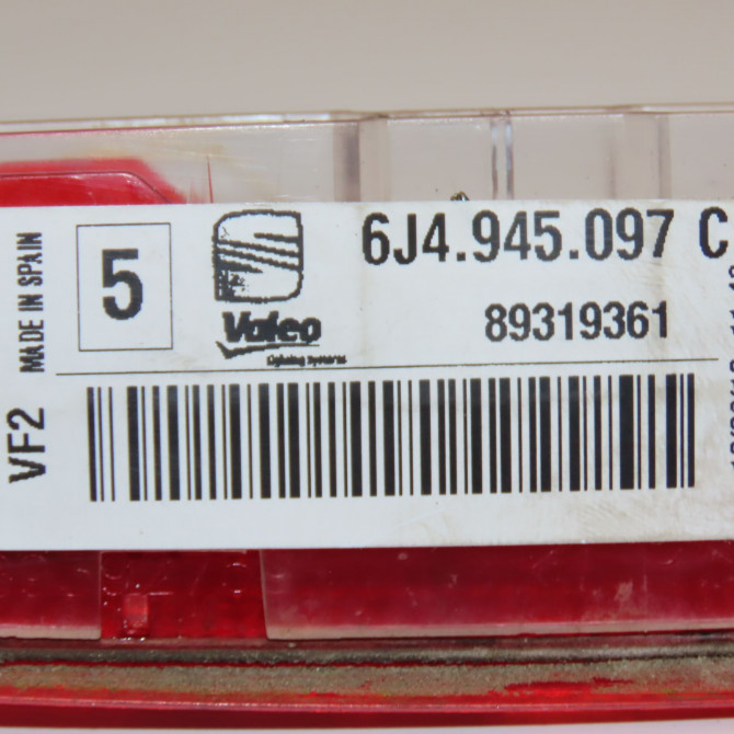 Feux stop supplementaire occasion SEAT LEON II Phase 2 05-2009->09-2012 6J0945097B 4