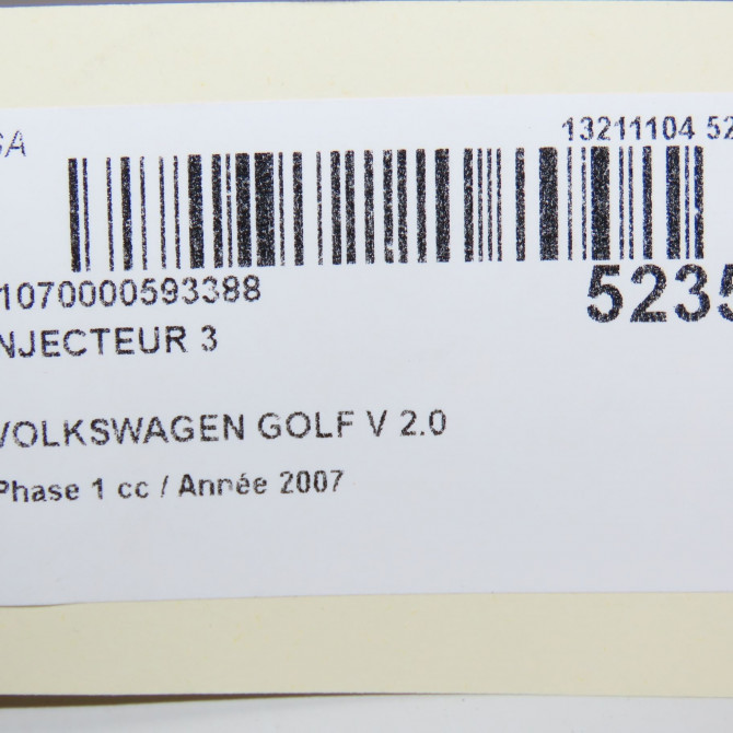 occasion VOLKSWAGEN GOLF V Phase 1 11-2003->10-2008 2.0 TDI 136ch 3G130073G 5