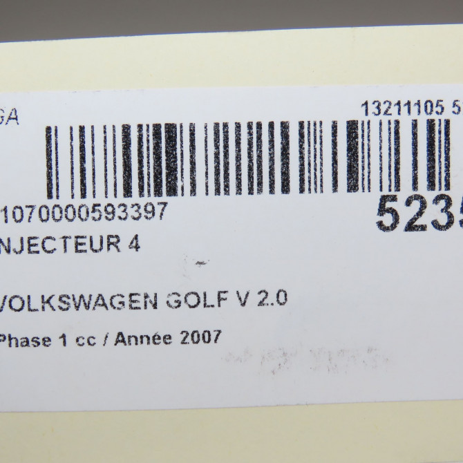 occasion VOLKSWAGEN GOLF V Phase 1 11-2003->10-2008 2.0 TDI 136ch 3G130073G 5