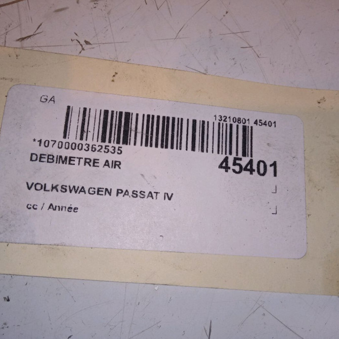 Debimetre air occasion  3G906461C 4