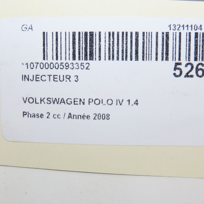 occasion VOLKSWAGEN POLO IV Phase 2 05-2005->09-2009 1.4 TDI 70ch 38130079TX 5