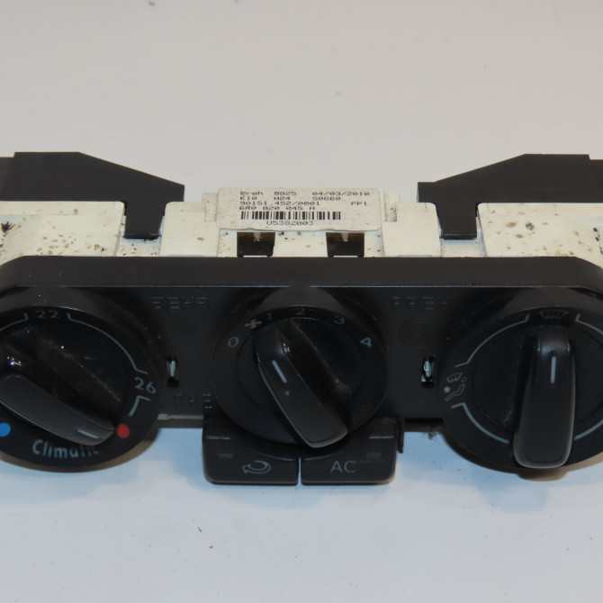 Commande de chauffage occasion VOLKSWAGEN POLO V POLO V Phase 1 2009-09-01->2014-05-31 1.6 TDI 75ch 6R0820045Q 1