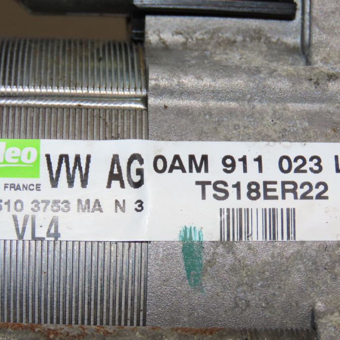 Démarreur occasion VOLKSWAGEN POLO V POLO V Phase 1 2009-09-01->2014-05-31 1.6 TDI 90ch AM911023L 6