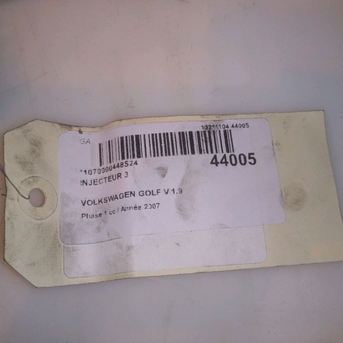 occasion VOLKSWAGEN GOLF V Phase 1 11-2003->10-2008 1.9 TDI 90ch 38130073AG 5