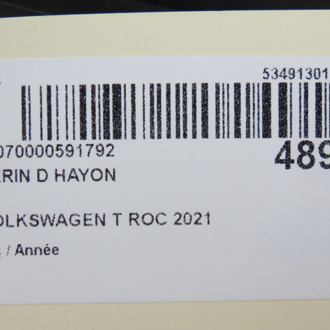 Verin droit hayon occasion VOLKSWAGEN T ROC 4