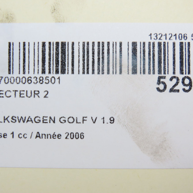 occasion VOLKSWAGEN GOLF V Phase 1 11-2003->10-2008 1.9 TDI 105ch 38130073AG 6