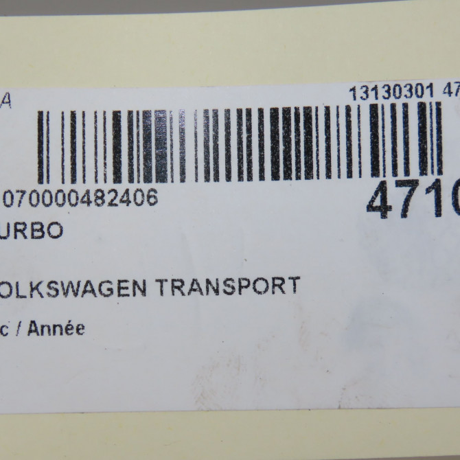 Turbo occasion VOLKSWAGEN TRANSPORTER V Phase 1 06-2003->08-2009 6