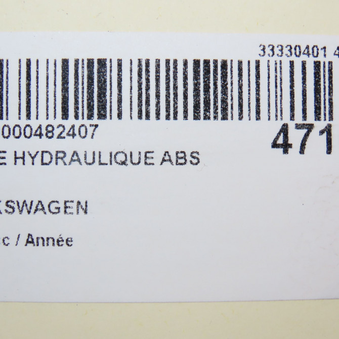 Unité hydraulique ABS occasion VOLKSWAGEN TRANSPORTER V Phase 1 06-2003->08-2009 7H0614111EBEF 7