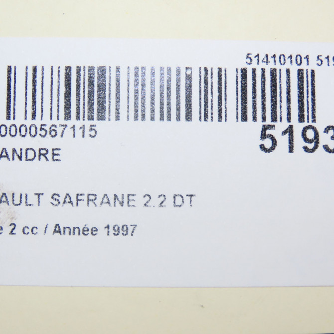 Calandre occasion RENAULT SAFRANE Phase 2 09-1996->08-2000 2.2 DT 7701470085 4