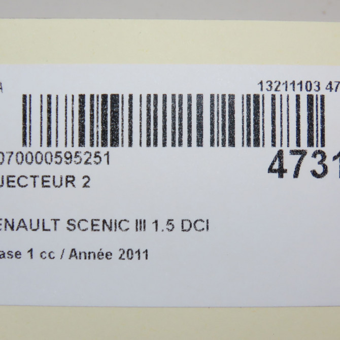 occasion RENAULT SCENIC III Phase 1 04-2009->11-2011 1.5 DCI 110ch 4