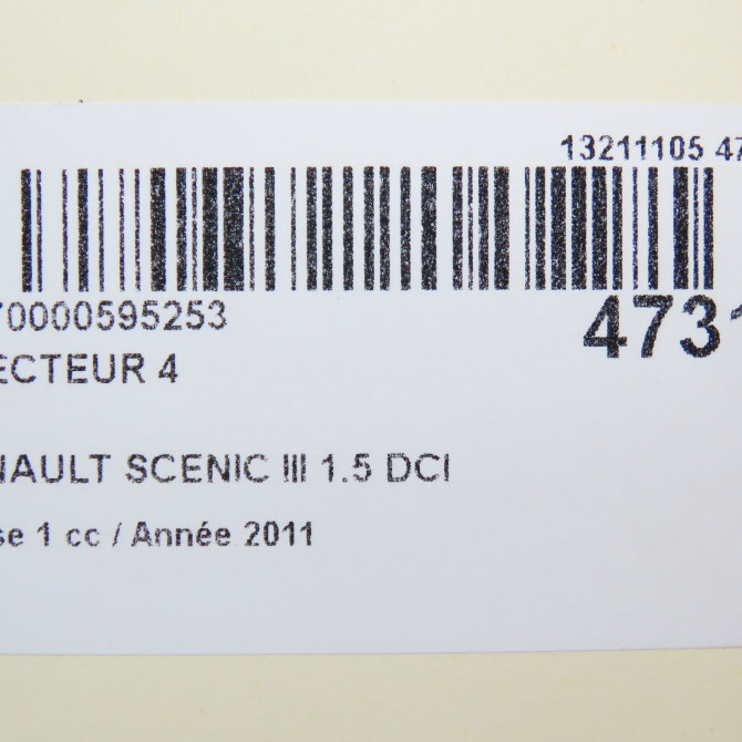 occasion RENAULT SCENIC III Phase 1 04-2009->11-2011 1.5 DCI 110ch 4