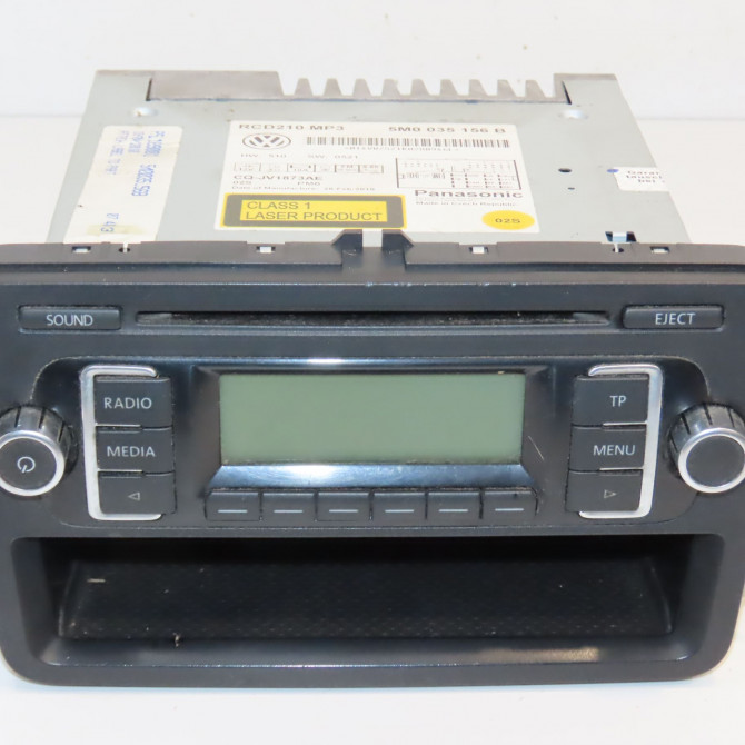 Autoradio occasion VOLKSWAGEN POLO V POLO V Phase 1 2009-09-01->2014-05-31 1.6 TDI 75ch 5M0057156BX 1